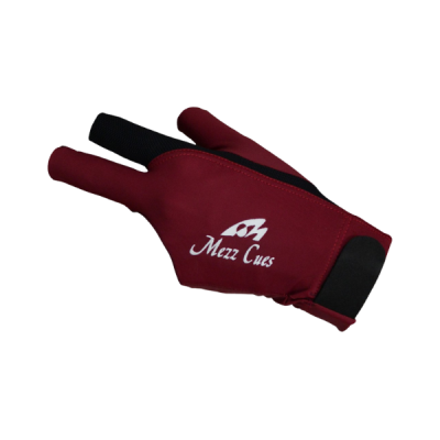 Billardhandschuh Mezz MGR-R Burgund Größe S / M beidhändig verwendbar